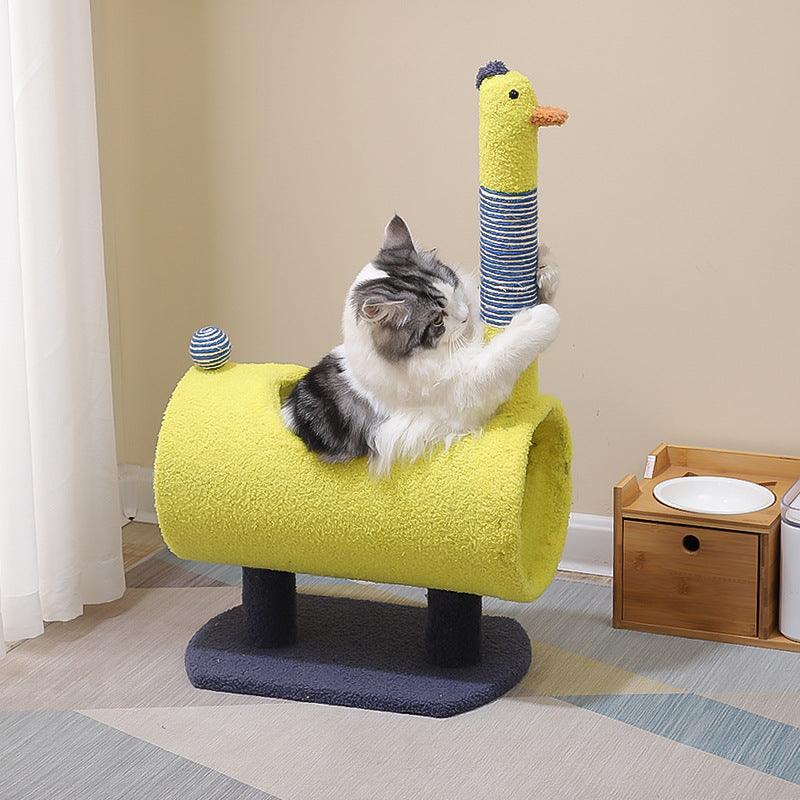 Alpaca Play pole With Built-In Litter Box-6