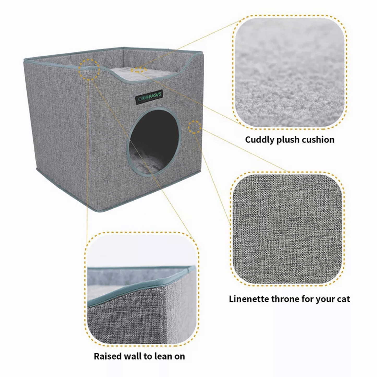 Foldable Cat Condo -4
