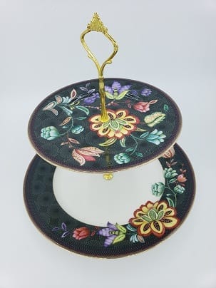 Bloom Peacock - 2 Tier Cake Stand-0