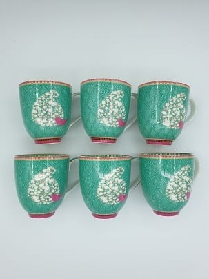 blue mug