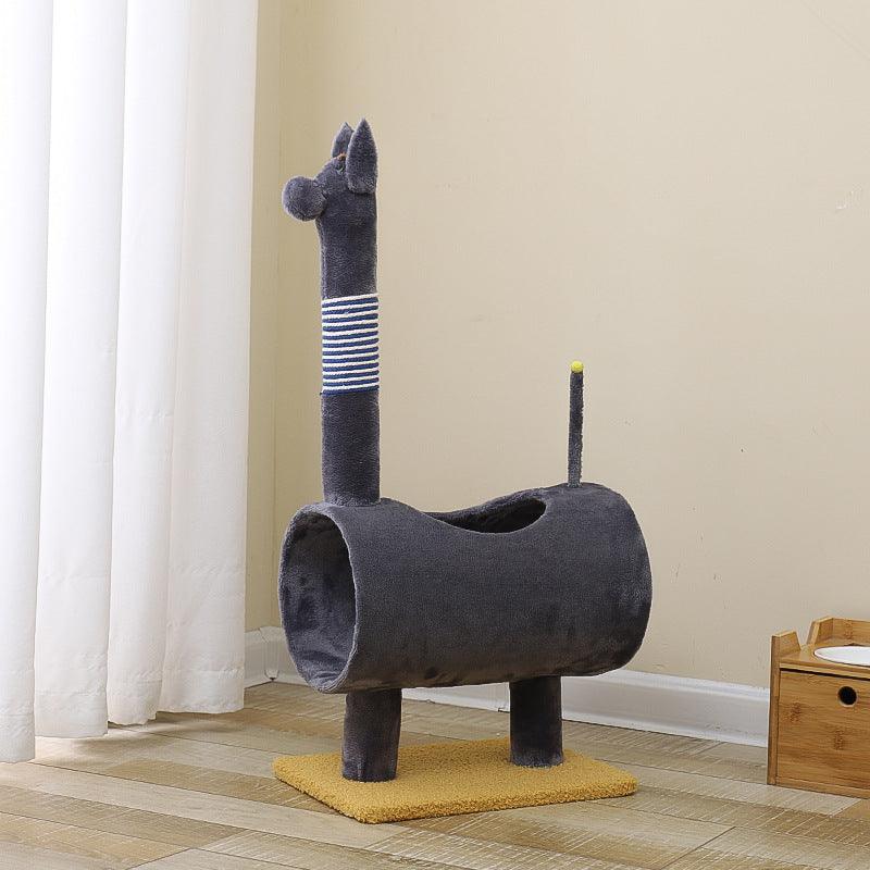 Alpaca Play pole With Built-In Litter Box-0