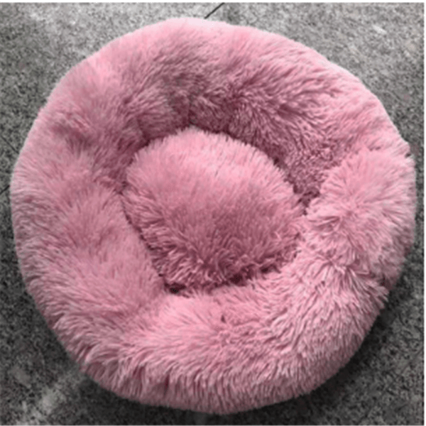 Round Plush Cat Mattress-5