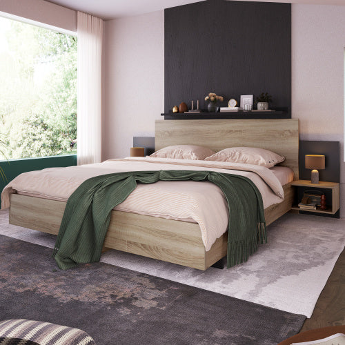 Doppelbett, Holzbett