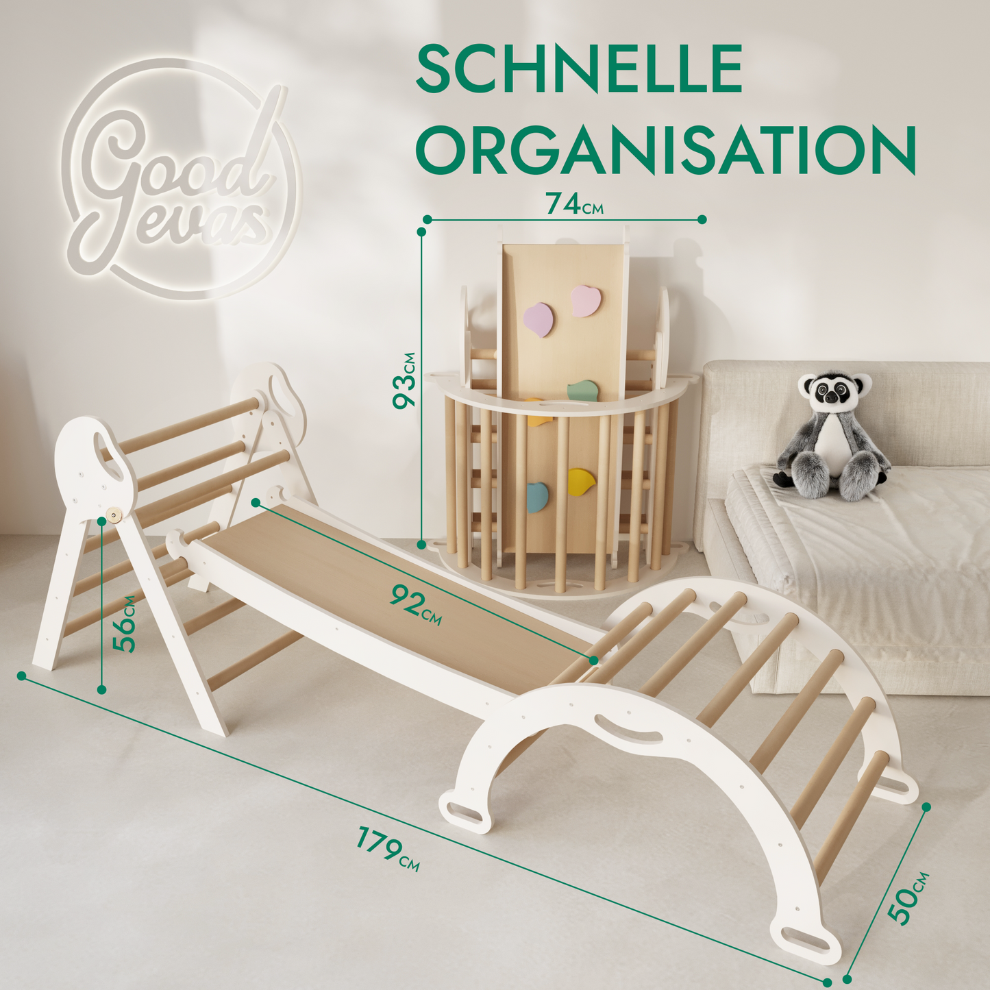 4 in 1 Climbing triangle for babies:-1