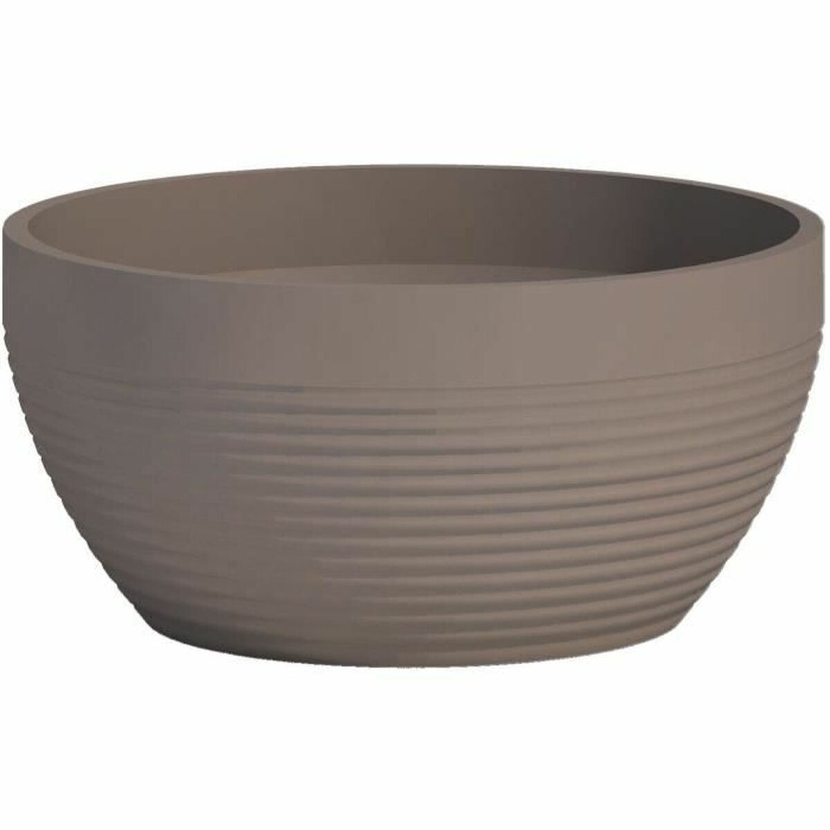 Plant pot Taupe 25 x 12 cm-0