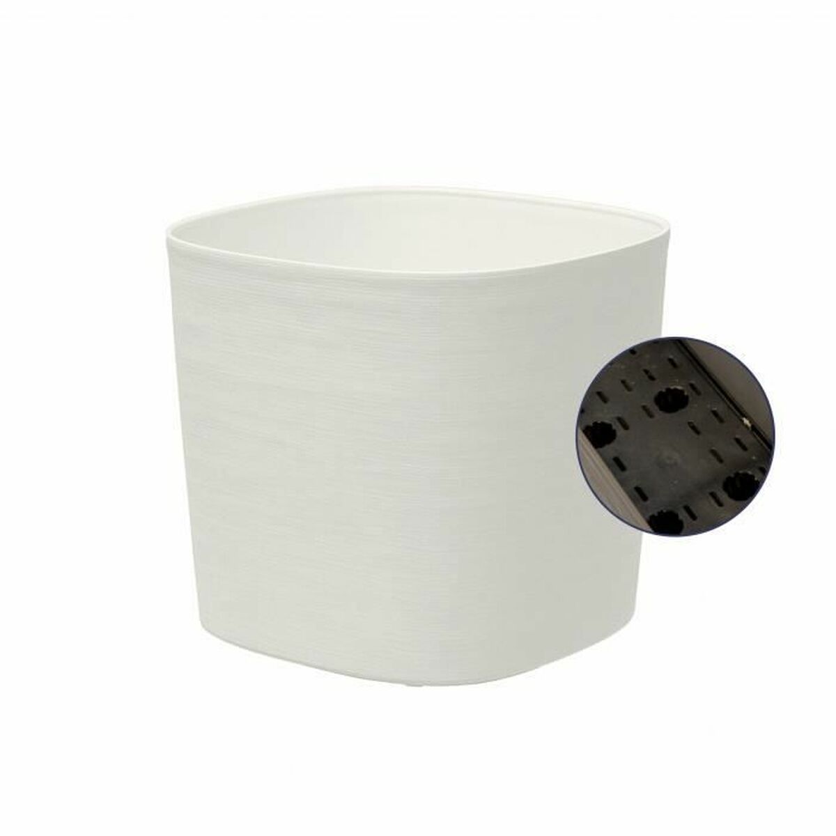 Planter Respect White 30 x 30 cm-3