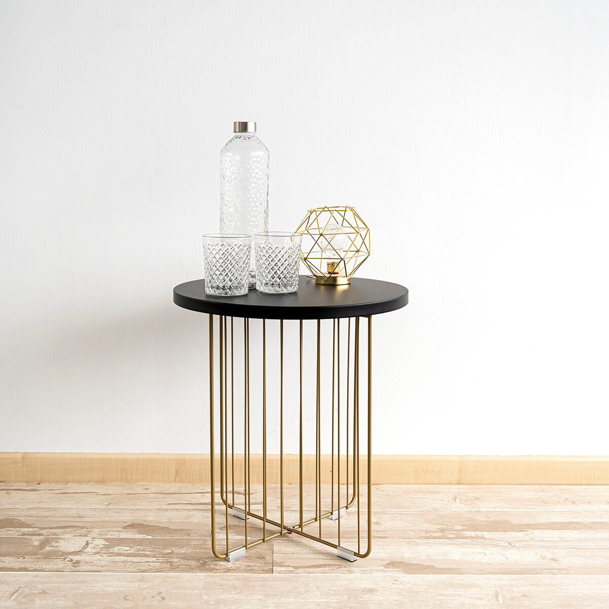 Side table Vinthera Moa Golden Metal 44 x 47,8 cm-2