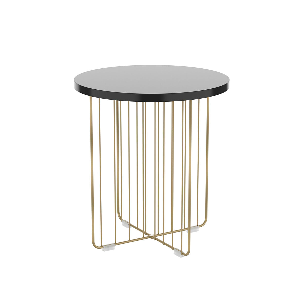 Side table Vinthera Moa Golden Metal 44 x 47,8 cm-0