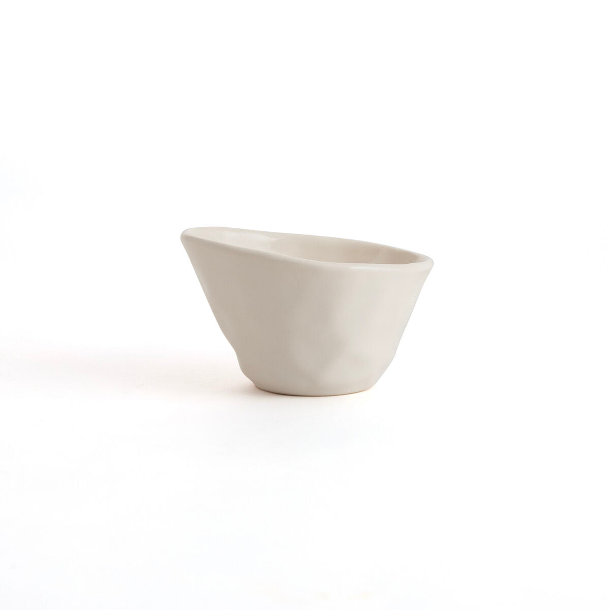 Snack Bowl Bidasoa Cosmos White Ceramic 12 cm (6 Units)-2