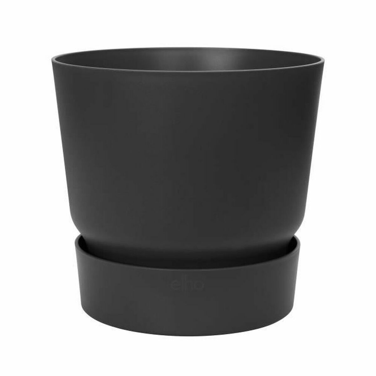 Plant pot Elho Greenville Ø 24,48 cm Black Plastic-0