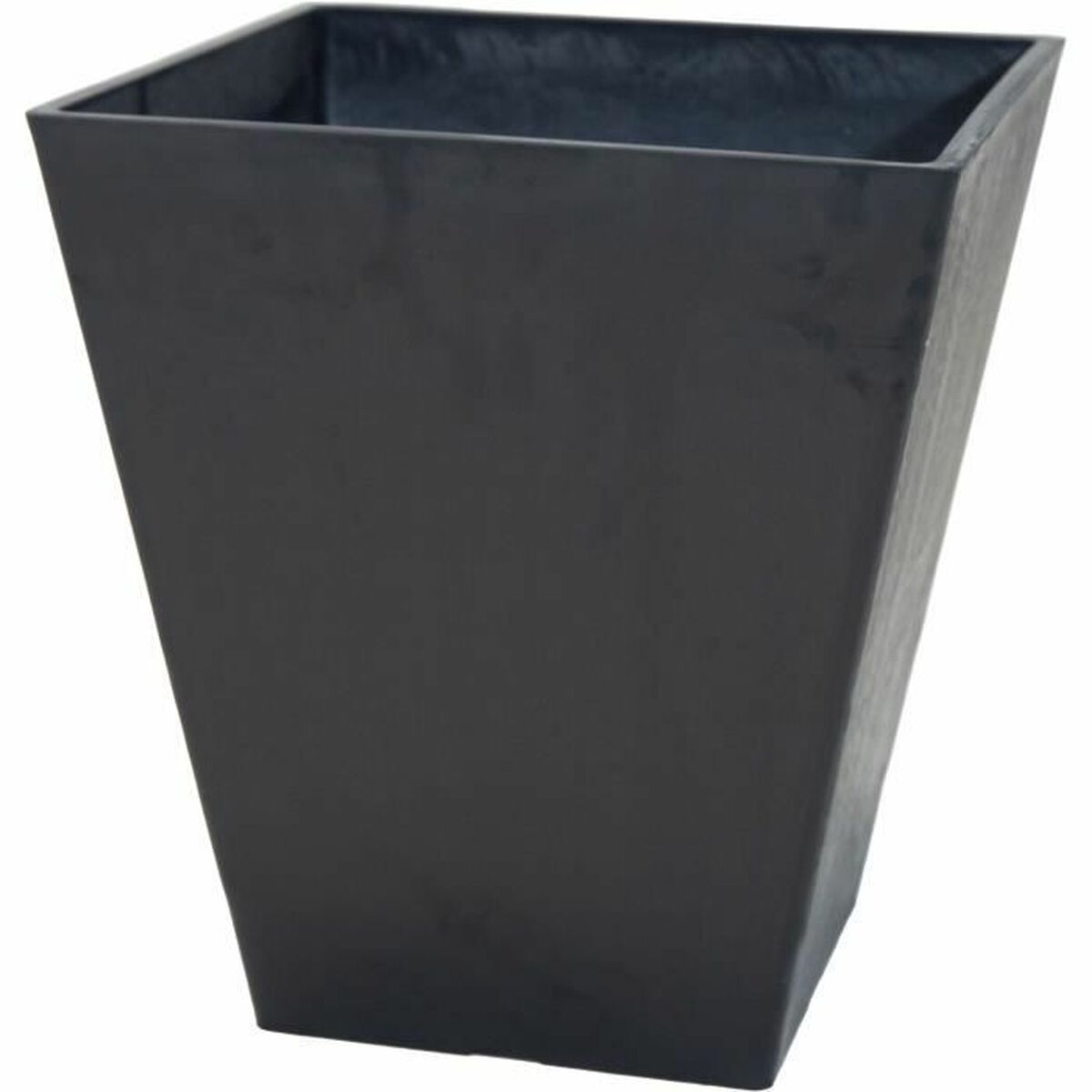 Plant pot Ecostone Square Black 41 x 45 cm-0