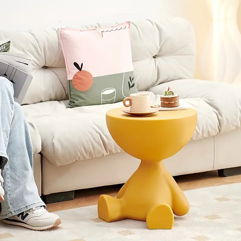 Legless Side Table - Ginger Color, 37x41cm-1