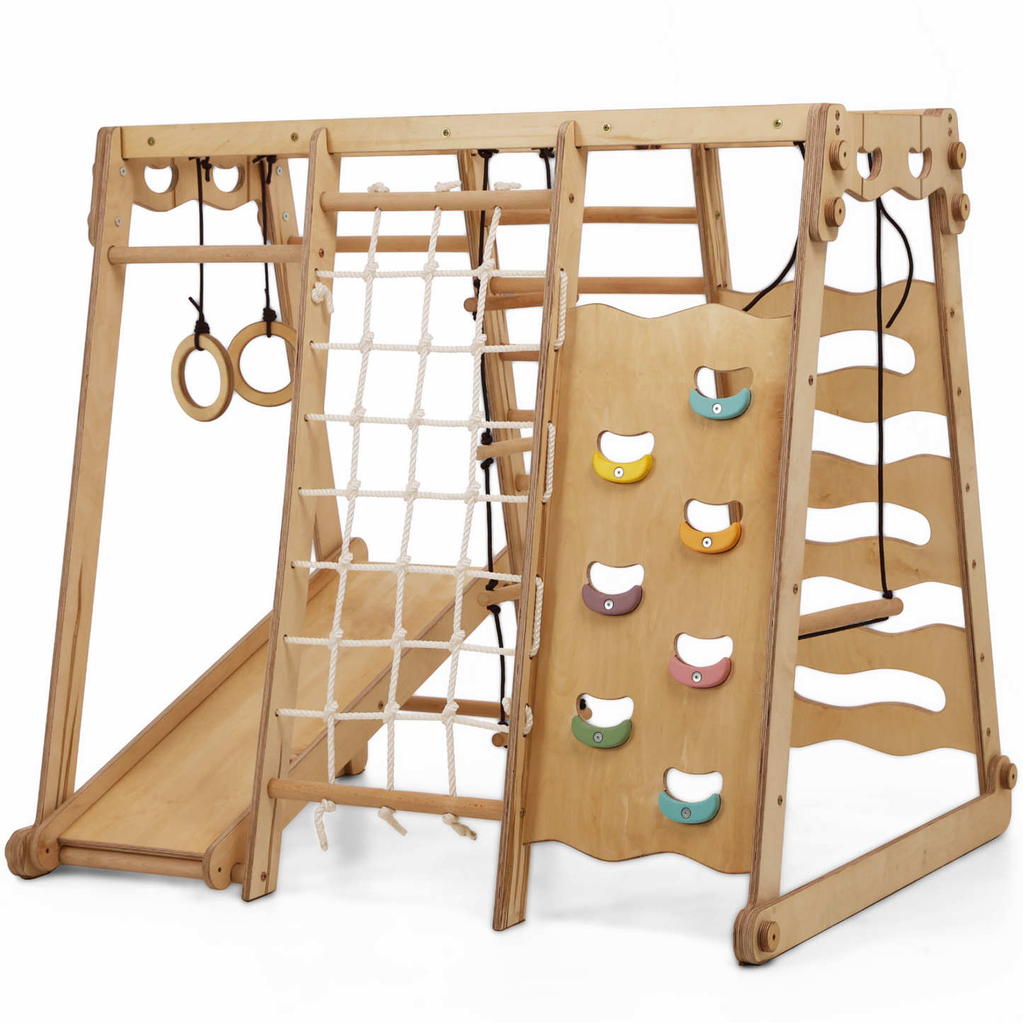 Indoor Wooden Playground for Children -0