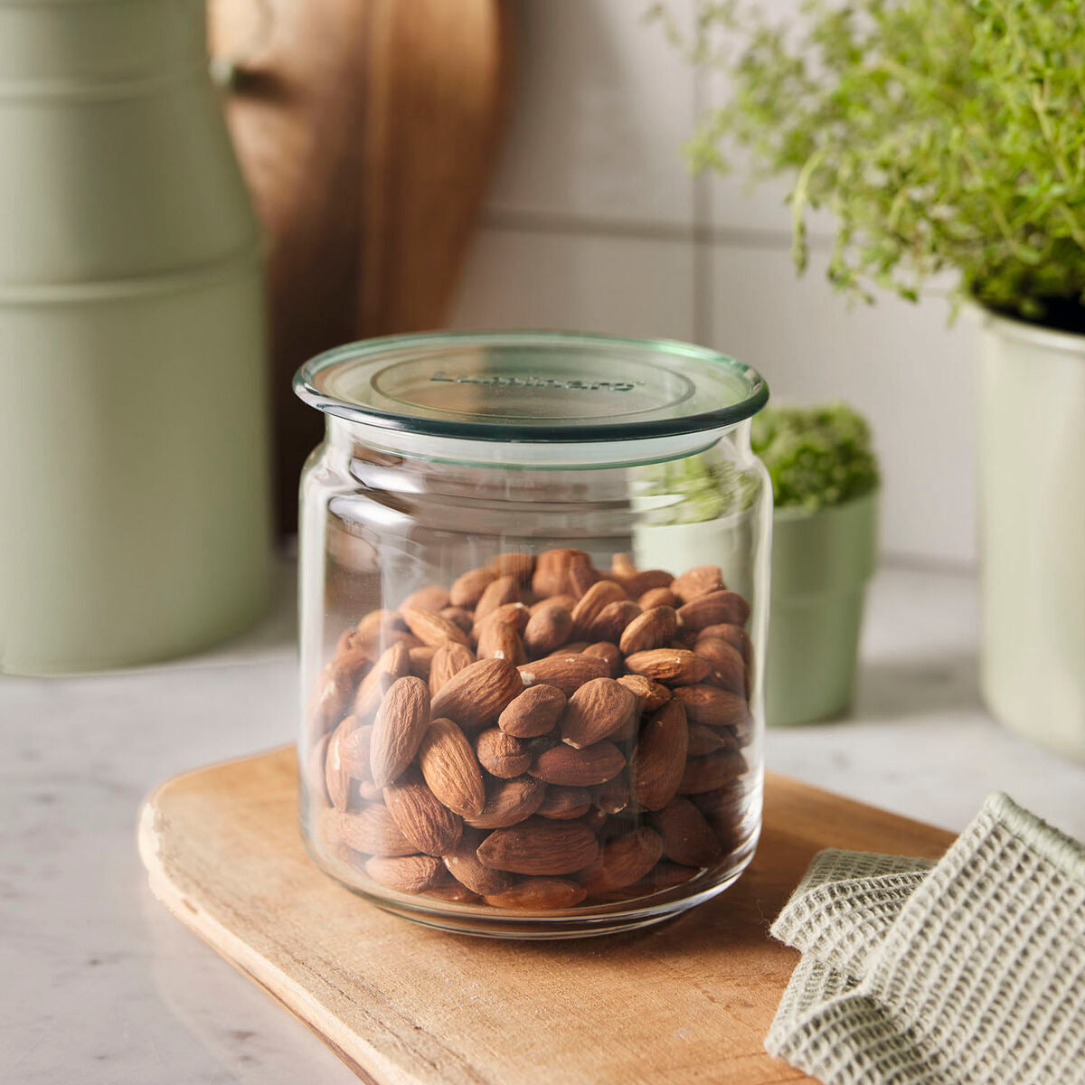 Jar Luminarc Pure Jar Green Glass 750 ml (6 Units)-2