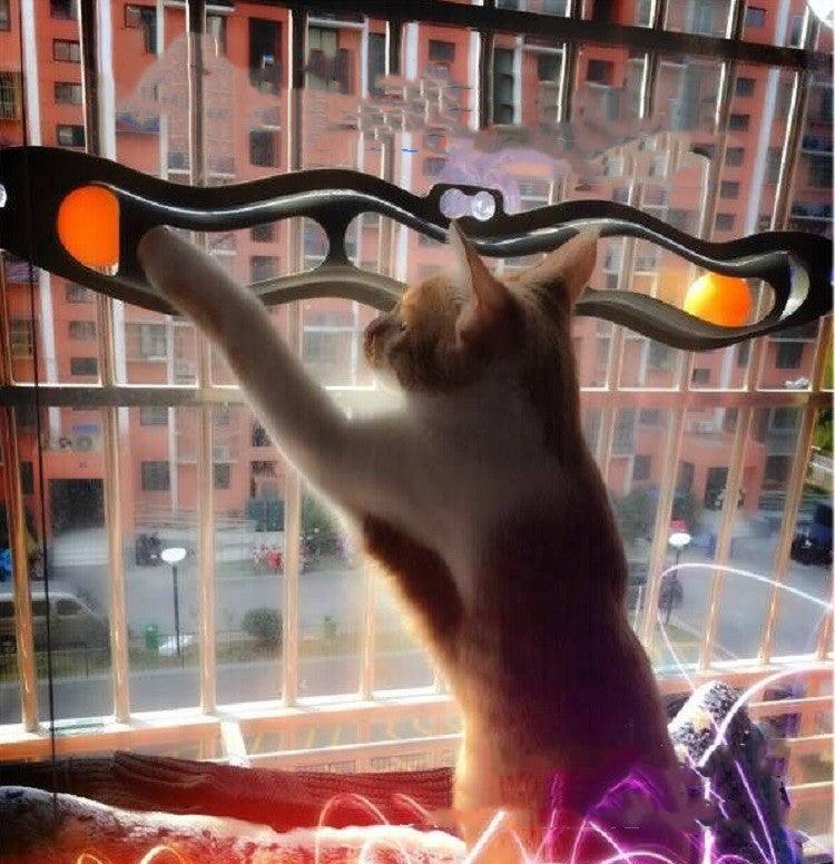 Windowsill Cat Track Toy-2