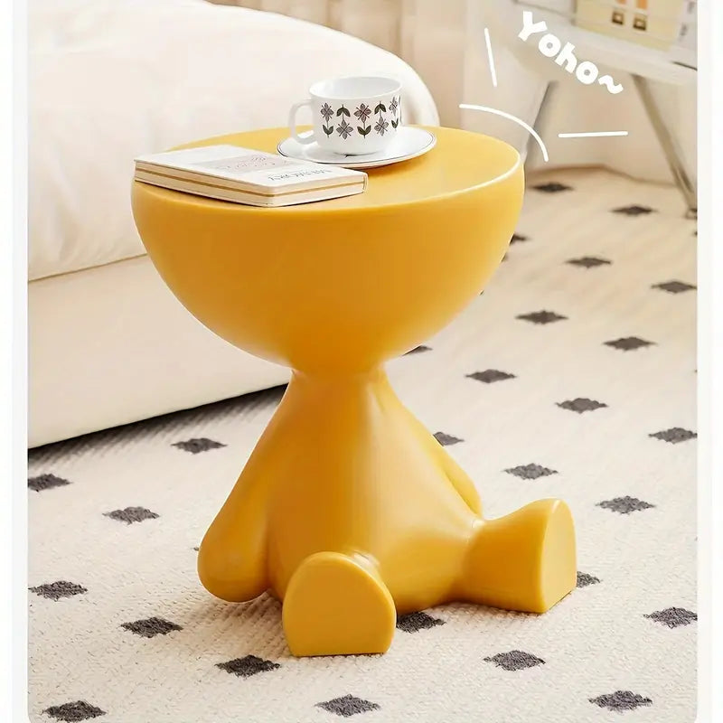 Legless Side Table - Ginger Color, 37x41cm-2