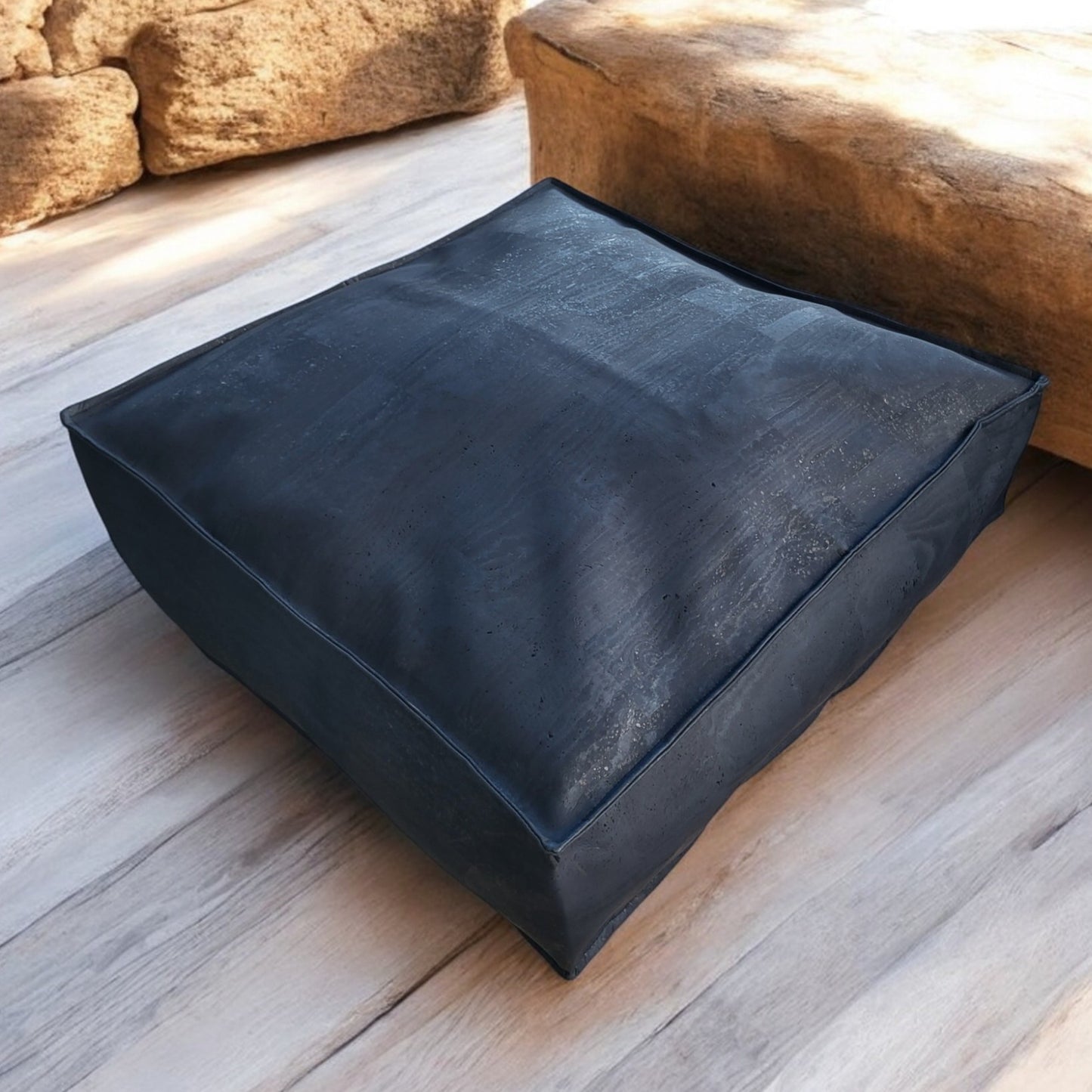 Majestic Blue | Cork Collection | Pouf & Floor cushion-8