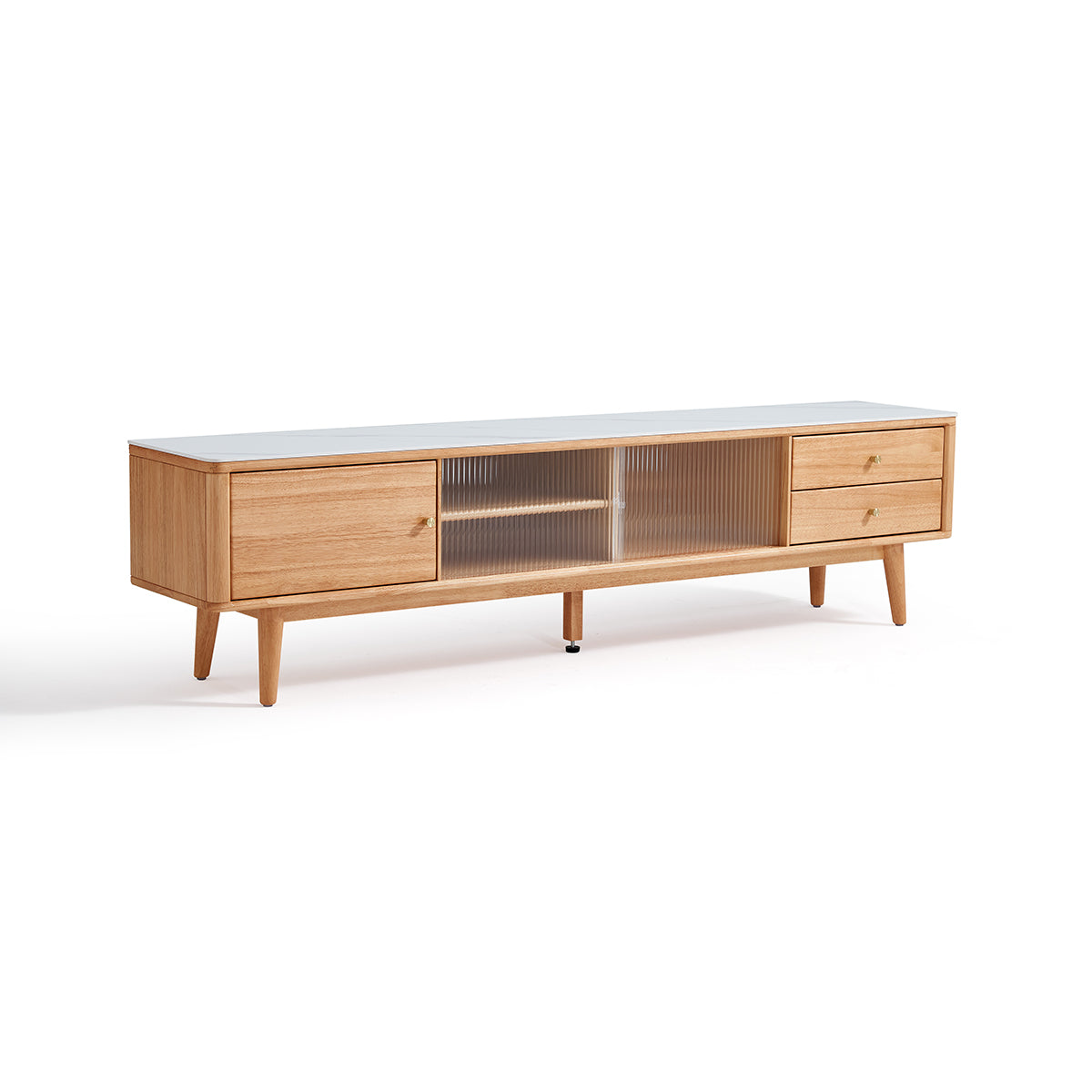 Four Season White Entertainment Unit TV Console-3