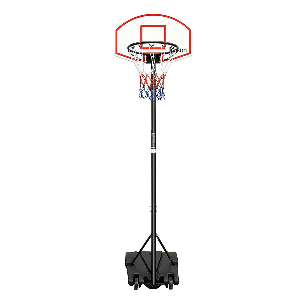 Mobile adjustable basketball backboard-1