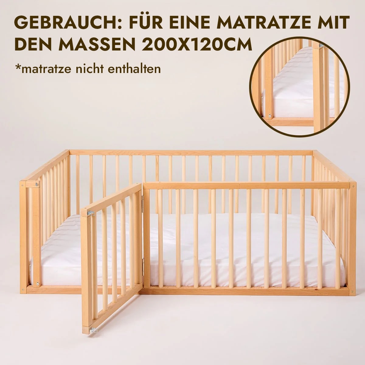 Montessori floor bed for children-2