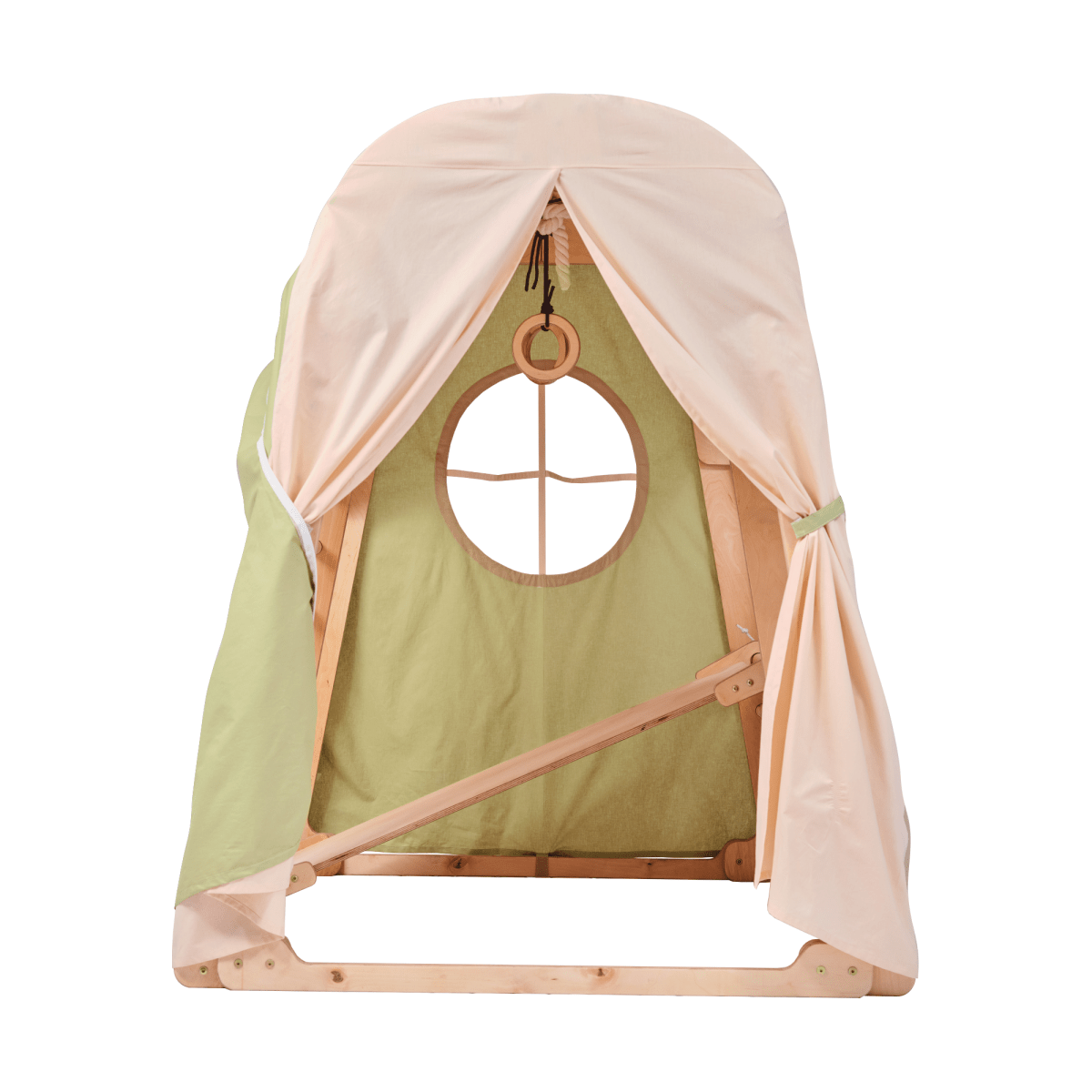 Play tent cover for indoor wooden playground-3