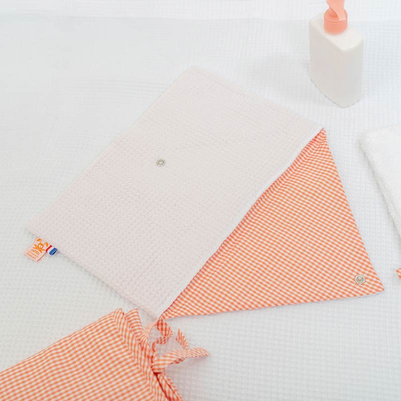 pochette blanc rangement bio papate bebe