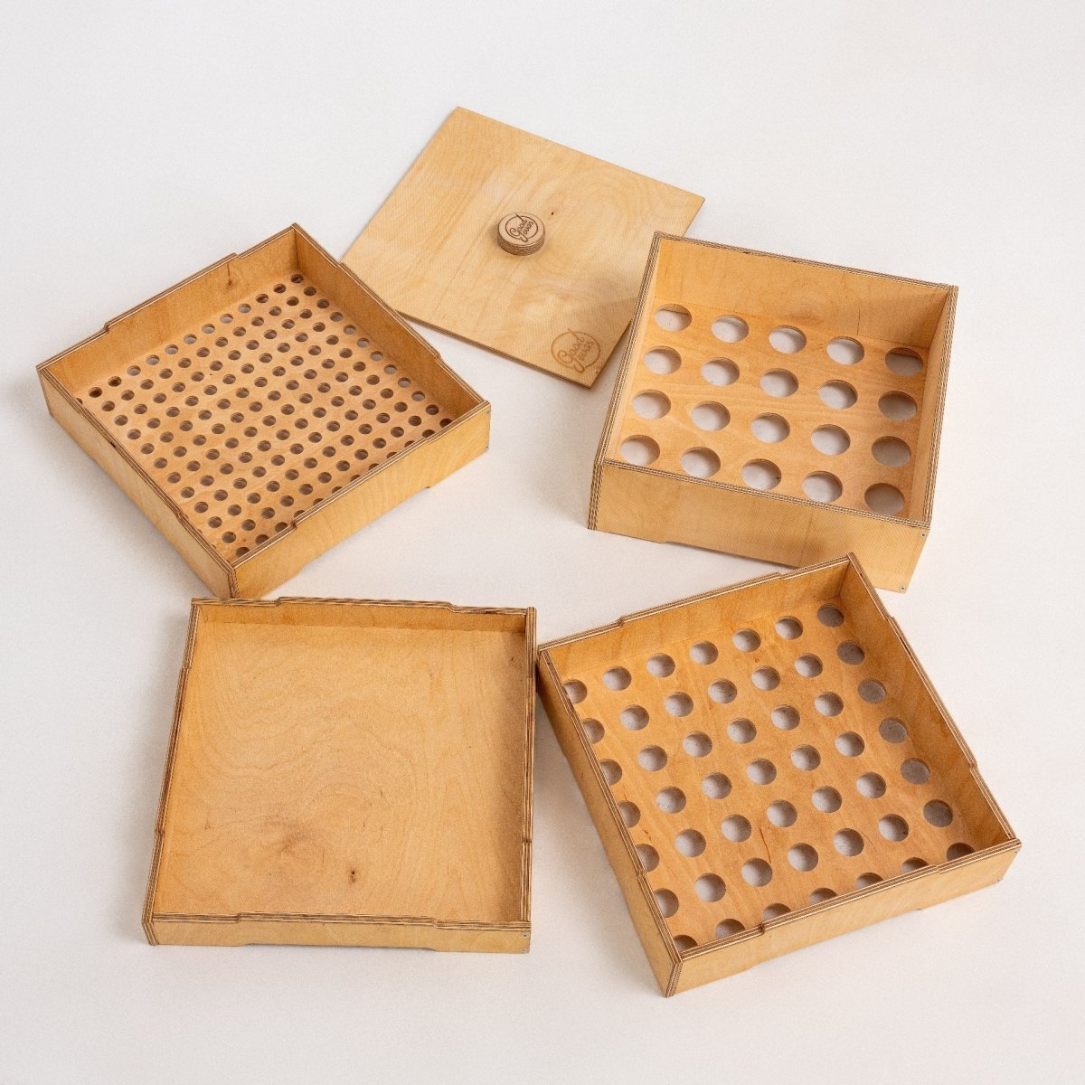 Wooden storage and sorting box for LEGO-3