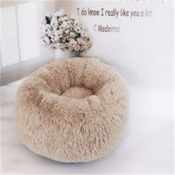 Round Plush Cat Mattress-12