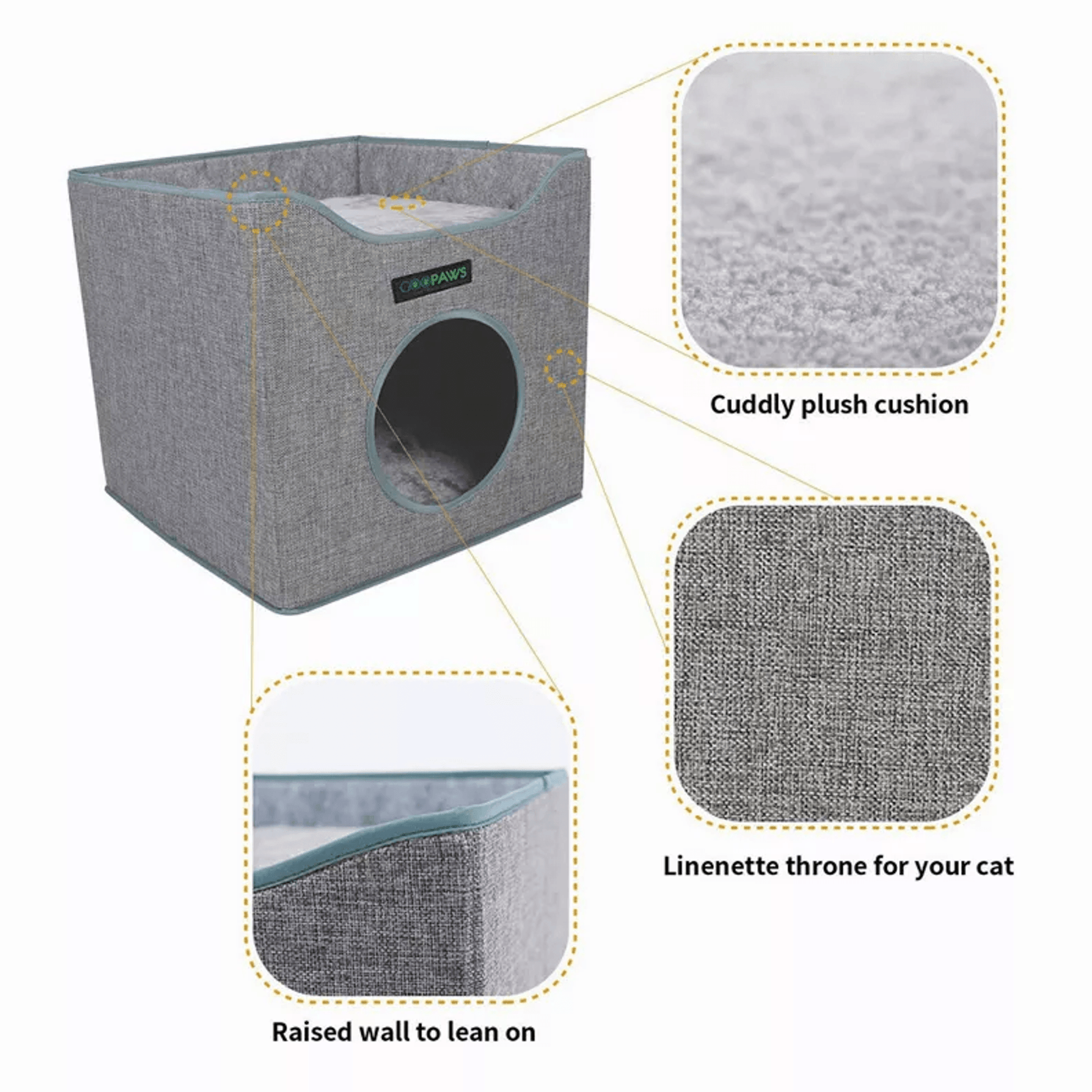 Foldable Cat Condo -4