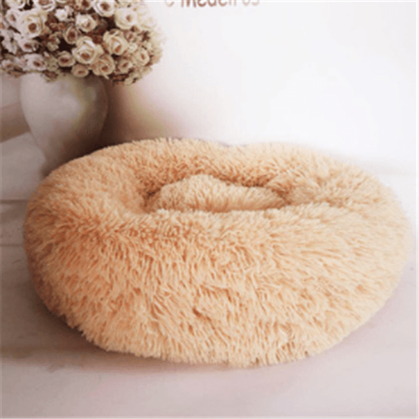 Round Plush Cat Mattress-6