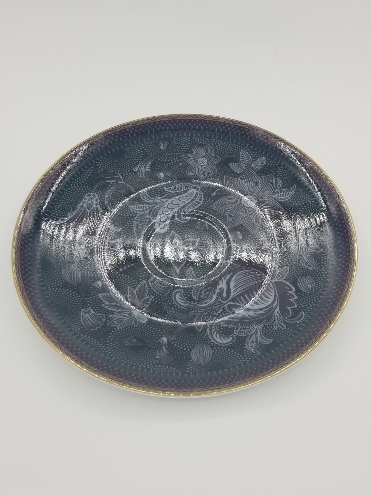 Bloom Peacock – Cappuccino Set (Cup and Saucer)-2
