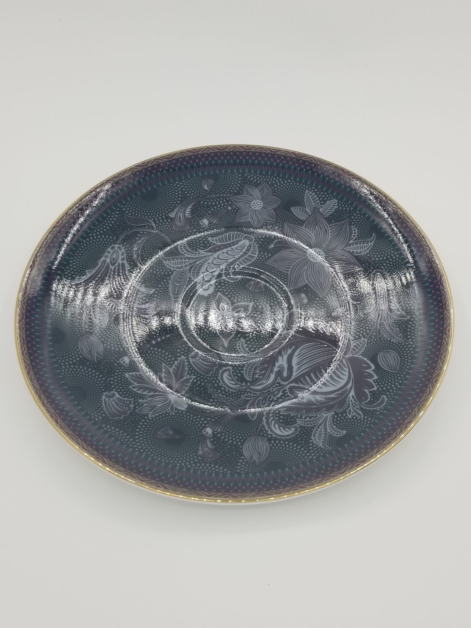 Bloom Peacock – Cappuccino Set (Cup and Saucer)-2