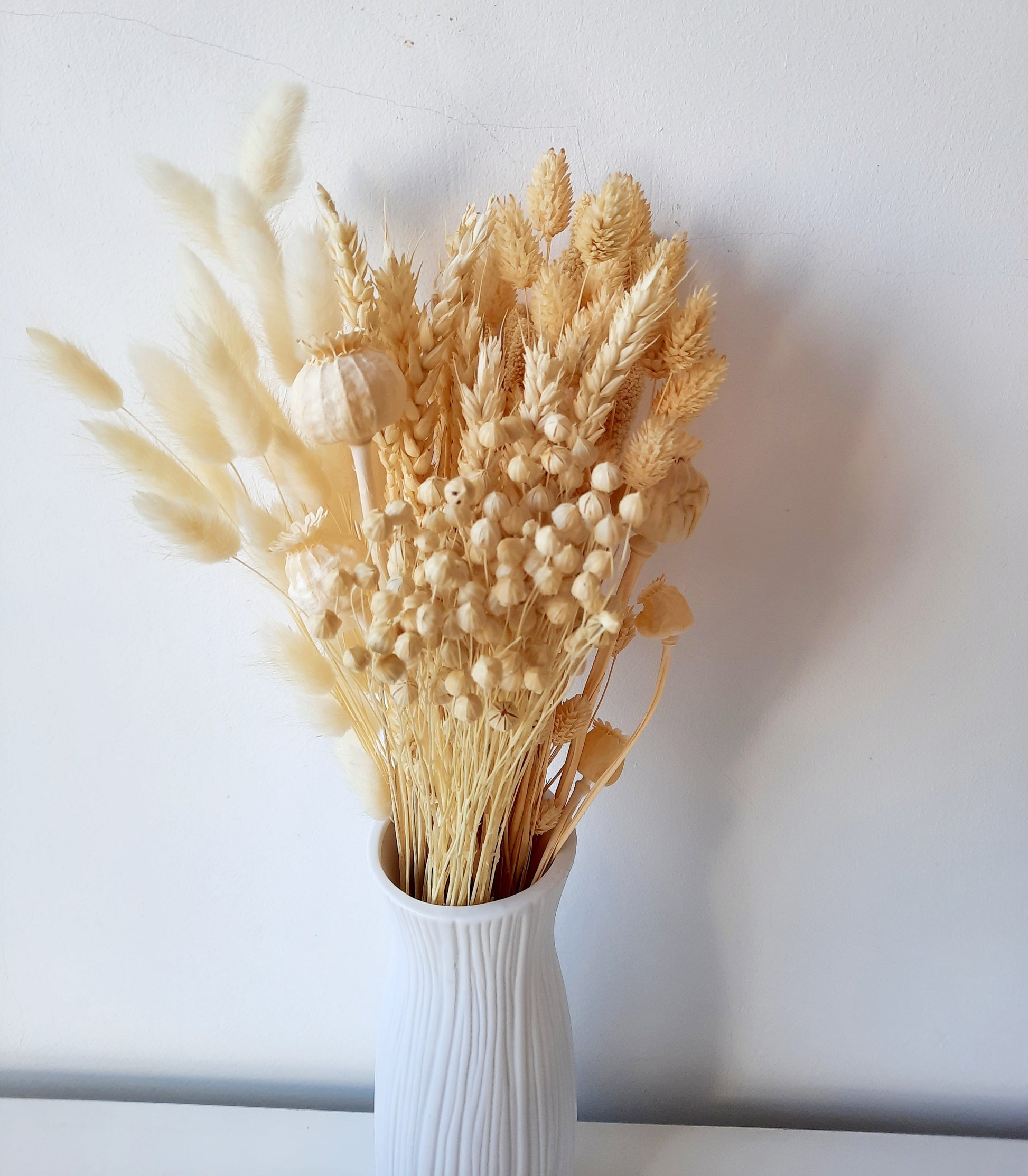DIY dried flower box - white-3