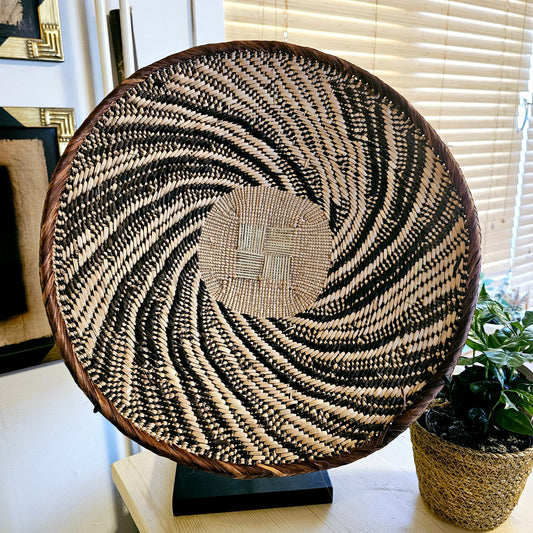 Handmade Wall Baskets | African Zimbabwe Baskets | Boho Wall Decor | A45-0
