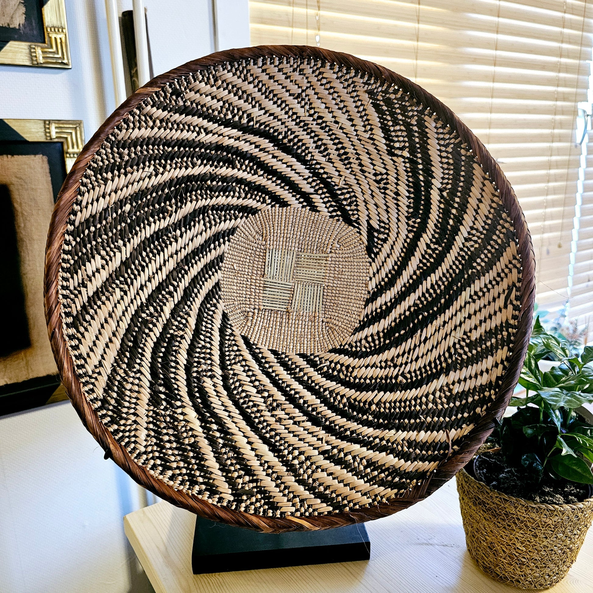 Handmade Wall Baskets | African Zimbabwe Baskets | Boho Wall Decor | C45-5