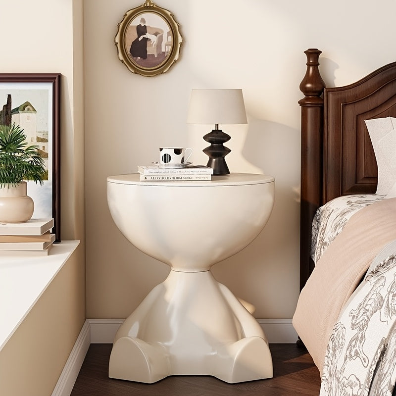 Side Table with Removable Tray & Storage-1