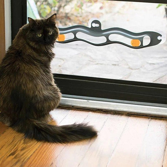 Windowsill Cat Track Toy-0
