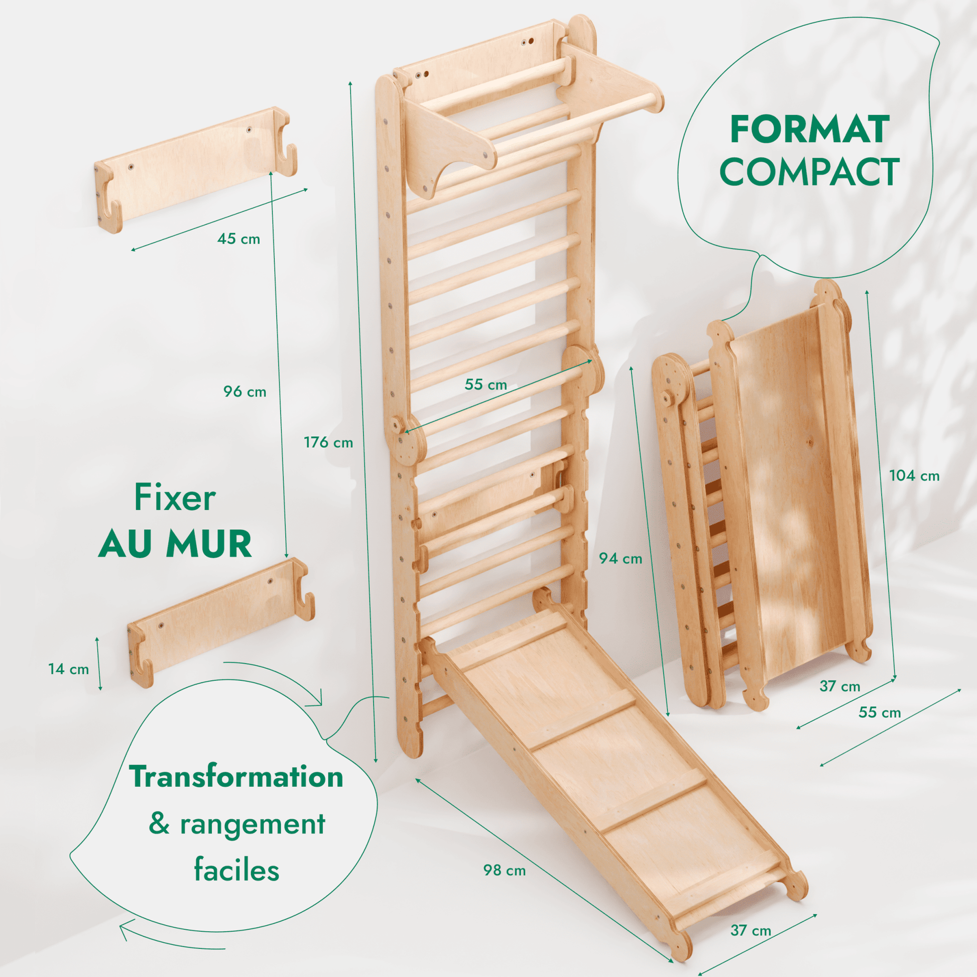 6in1 Kletterwand Indoor - “Gebraucht – Wie neu”-1