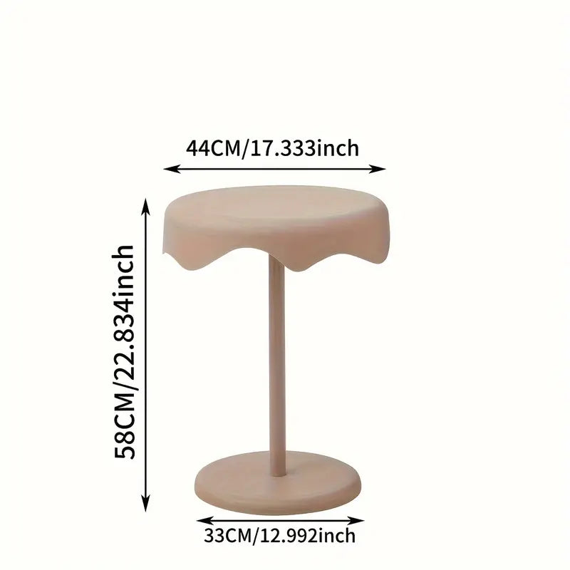 Compact Tiered Side Table - Khaki-1