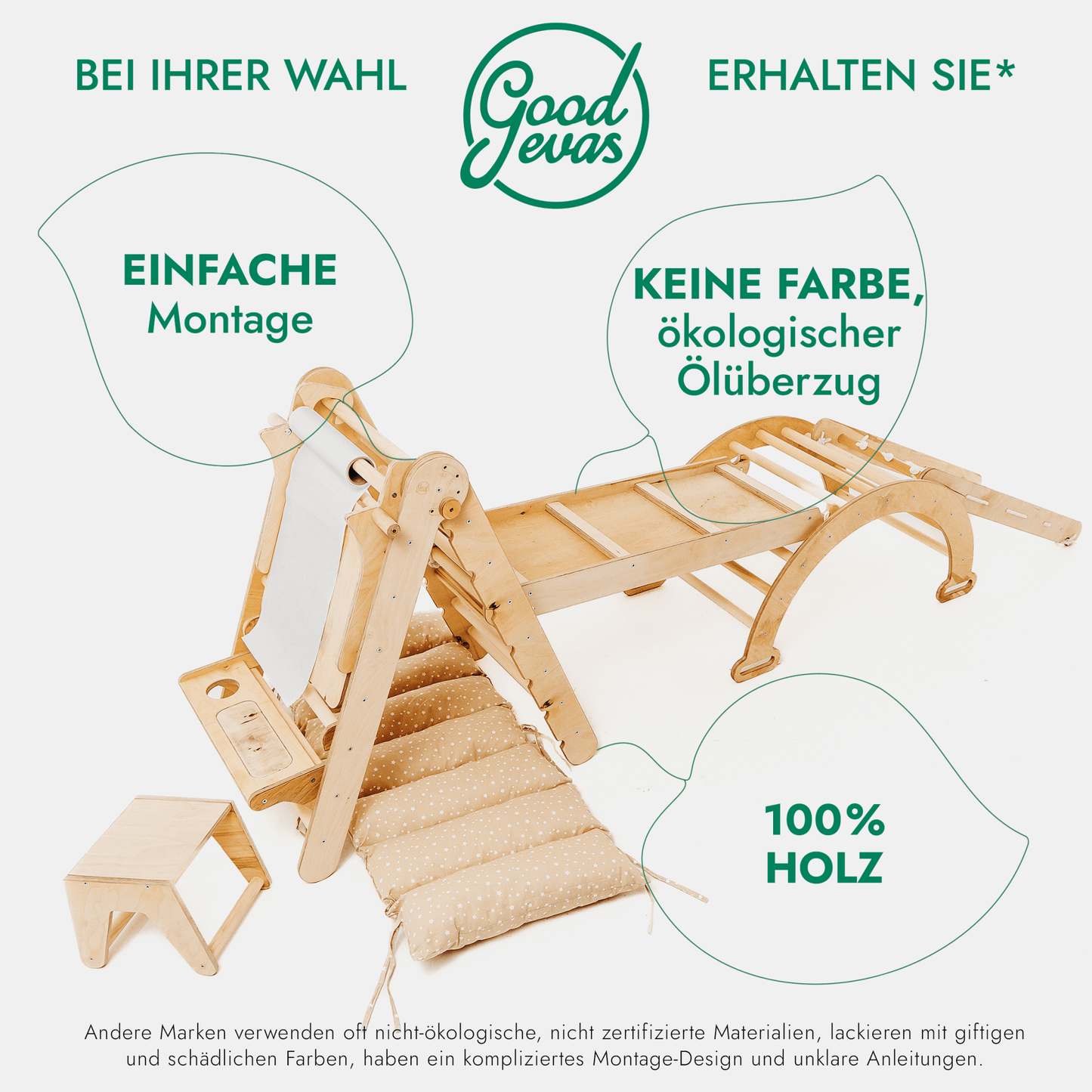 7in1 Montessori Klettergerüst – “Gebraucht – Wie neu”-3