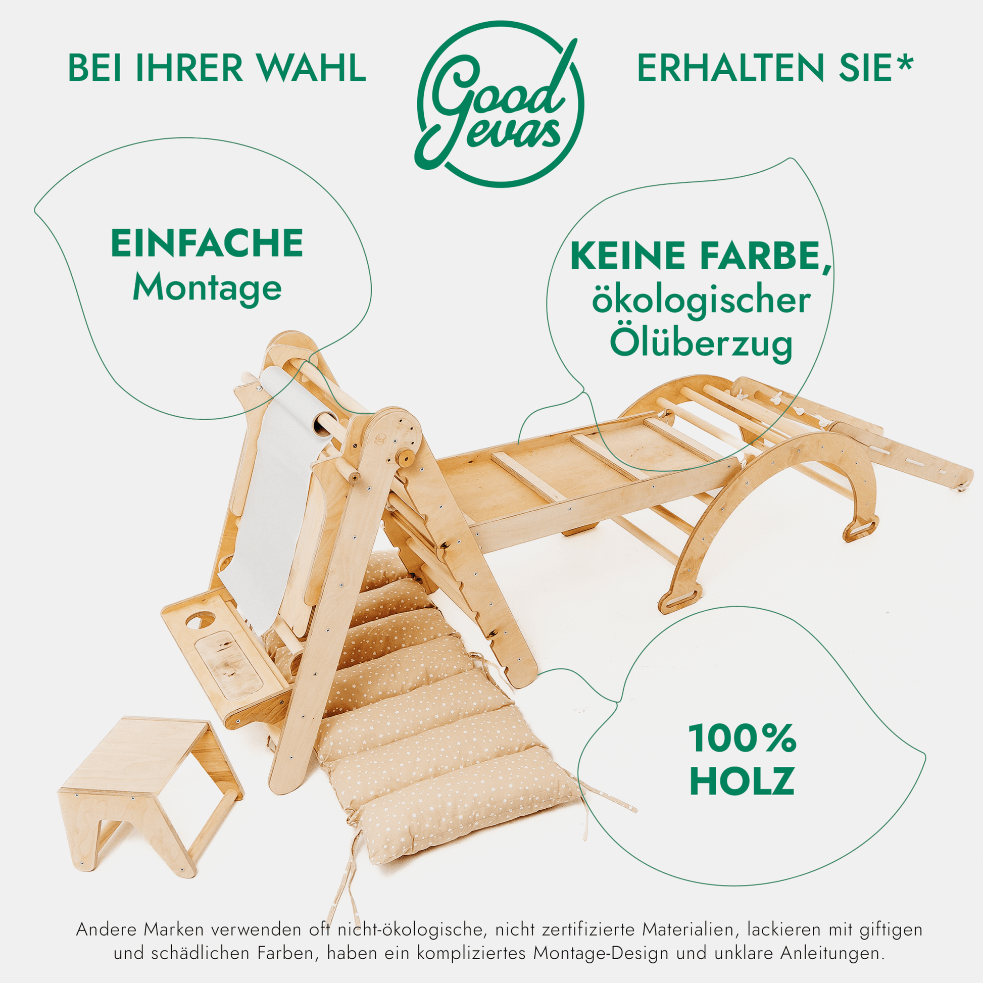 7in1 Montessori Klettergerüst – “Gebraucht – Wie neu”-3