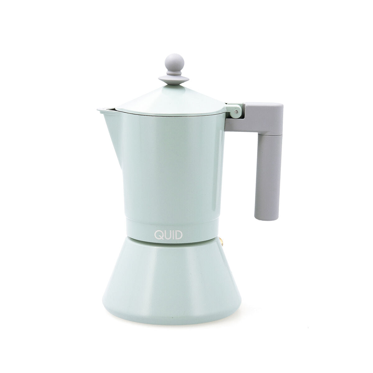 Italian Coffee Pot Quid Ozon Green Metal 6 Cups (6 Units)-1