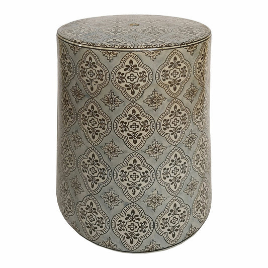 Side table DKD Home Decor Blue Beige Wood 32,5 x 32,5 x 42 cm-0