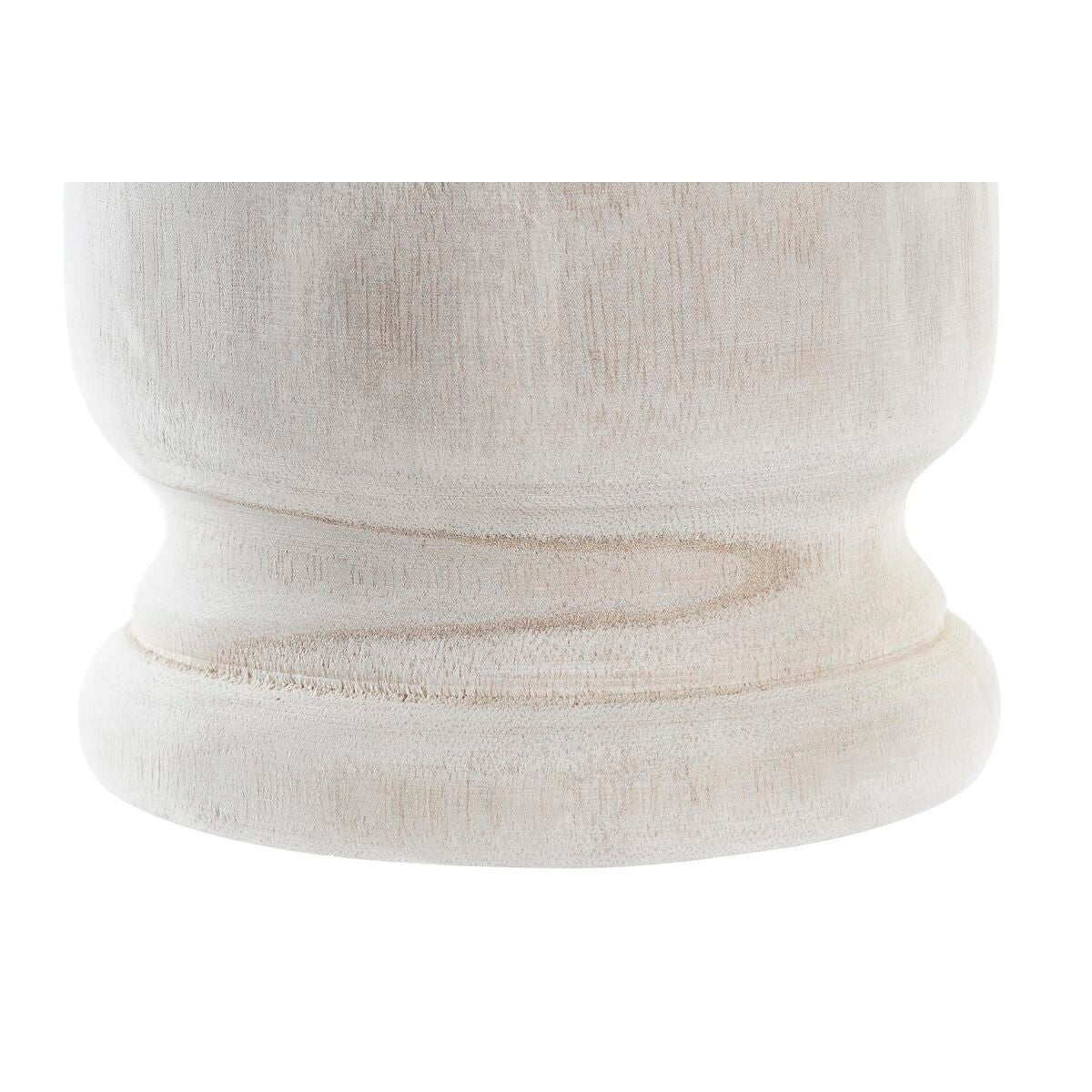 Planter Natural Paolownia wood Boho 16 x 16 x 18 cm (2 Units)-2