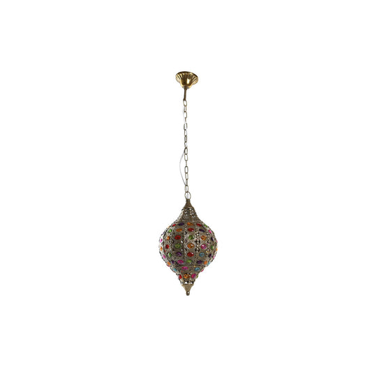 Ceiling Light DKD Home Decor Golden Metal Multicolour 40 W 50 W 24 x 24 x 42 cm-0