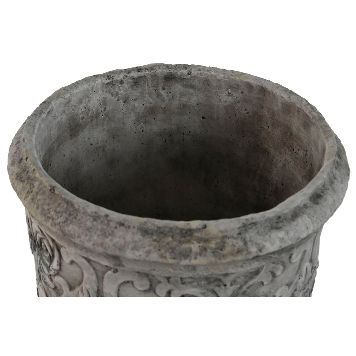 Planter White Grey Cement 22 x 22 x 29 cm-2