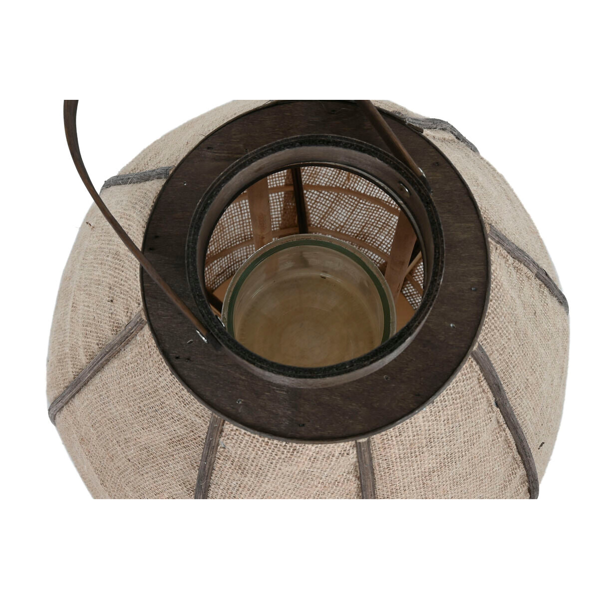 Candleholder Home ESPRIT Natural Jute Bamboo 36 x 36 x 48,5 cm-2