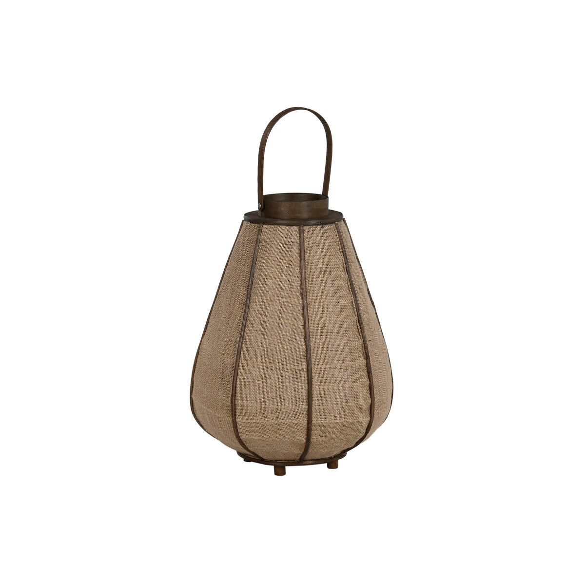 Candleholder Home ESPRIT Natural Jute Bamboo 36 x 36 x 48,5 cm-0