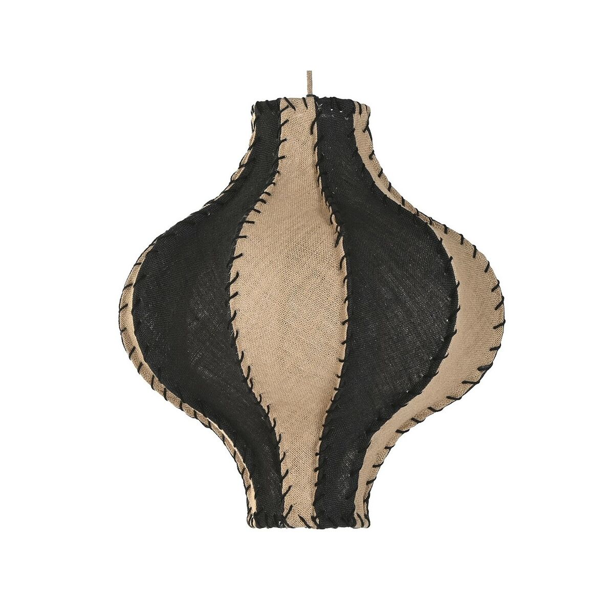 Ceiling Light Home ESPRIT Bicoloured Jute Rope Iron 25 W 50 x 50 x 54 cm-1