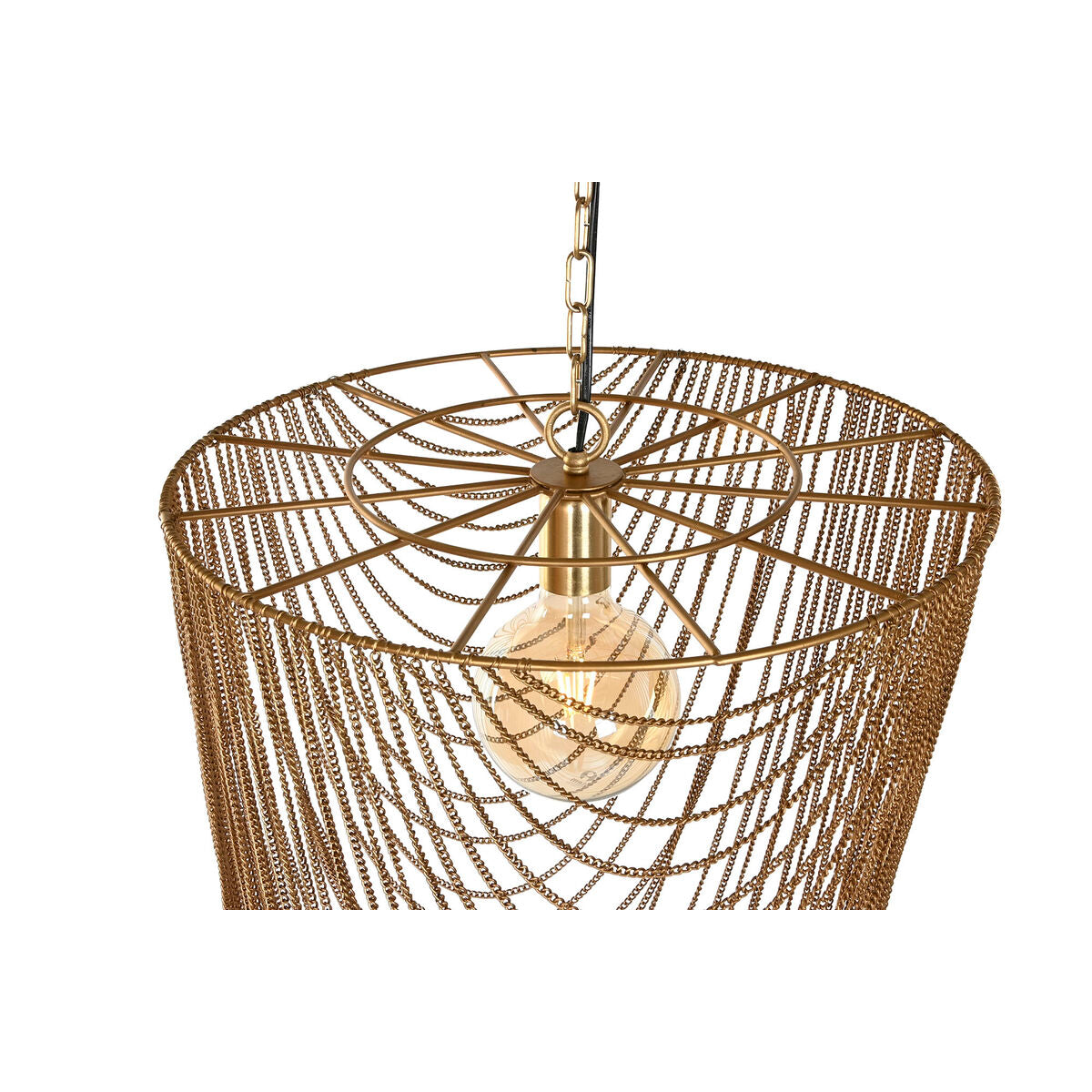 Ceiling Light Home ESPRIT Golden Iron 46 x 46 x 98 cm-4